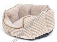 NOBBY XAVER 65 см х 57 см х 22 см лежак мягкий коричневый 