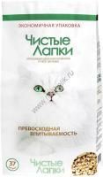 Чистые Лапки 37 л/13,5 кг древесный наполнитель для кошачьих туалетов 2