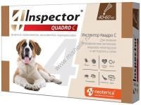 INSPECTOR Quadro С 40-60 кг капли от внешних и внутренних паразитов для собак