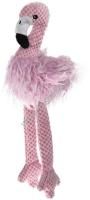 HOMEPET 42х15 см игрушка для собак фламинго плюш с пищалкой
