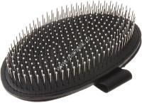 Hello PET щeтка резиновая с металлическая зубьями с каплей на руку 1х12