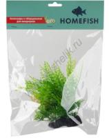 HOMEFISH 14 см Риччия растение для аквариума пластиковое с грузом