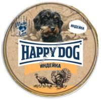 HAPPY DOG Natur Line 125 г ламистер паштет консервы для собак с индейкой 