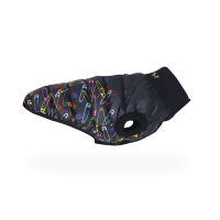 Куртка United Pets для собак Polar 40, черный с разноцветными булавками