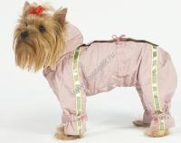 ТУЗИК ош 22 ог 37 от 32 дс 26 рост 24 комбинезон спортивный на флисе для породы йоркширский терьер № 1 кобель