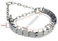 ДАРЭЛЛ 55 см ошейник строгий пластинчатый цинк 23х1,5мм