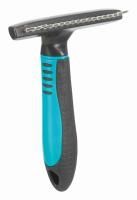 Расчёска-грабли с крутящимся коротким зубом, 10х15 см, пластиковая ручка