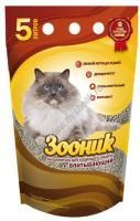 ЗООНИК 5 л впитывающий наполнитель для кошачьих туалетов 