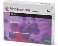 КРКА МАРФЛОКСИН №12 80 мг антибиотик широкого спектра действия 1х54