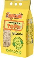 БАРСИК TOFU кукурузный 4,54 л комкующийся наполнитель для кошачьих туалетов 