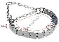 ДАРЭЛЛ 50 см ошейник строгий пластинчатый цинк 23х1,5мм