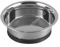 ANKUR 1,90 л миска металлическая вакуумное крепление к полу