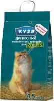 КУЗЯ 4,5 л древесный наполнитель для кошачьих туалетов 