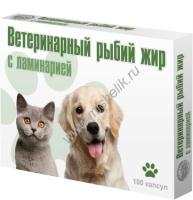 ВАКА Рыбий Жир №3 100 капсул с морскими водорослями