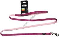 NOBBY CLASSIC PRENO длина 120 см ширина 10 мм поводок для собак нейлон малиновый 
