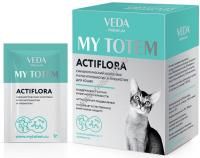 t VEDA MY TOTEM ACTIFLORA 30 саше по 1 г синбиотический комплекс для кошек 
