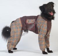 ТУЗИК ош 62 ог 87 от 72 дс 52 рост 57 комбинезон холодный для породы чау-чау сука