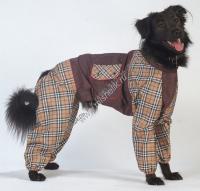 ТУЗИК ош 58 ог 85 от 74 дс 47 рост 52 комбинезон холодный для породы английский бульдог сука