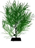 HOMEFISH 19 см растение для аквариума силиконовое с флюорисцентным эффектом зеленое