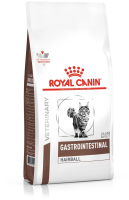 ROYAL CANIN VD GASTROINTESTINAL HAIRBALL CONTROL 2 кг ветеринарная диета, сухой корм для кошек при нарушении пищеварения и для профилактики образования волосяных комо
