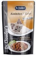 Dr.Clauder`s 85 г пауч для стерилизованных кошек с кроликом и печенью кусочки в соусе 