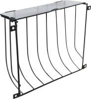 Кормушка для сена настенная, металл, 22 х 16 х 6 см, черный