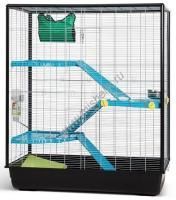 SAVIC Клетка для грызунов ZENO 3 KNOCK DOWN EMPIRE серебро