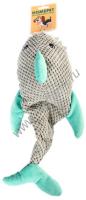 HOMEPET SEASIDE 40 см х 20,5 см игрушка для собак акула с пищалкой плюш