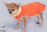 ТУЗИК №4 дс 45 ог 50 ош 41 попона теплая зима для пород: пудель малый, такса большая, бассенджи, бедлингтон-терьер, бигль, вельш-корги, мексиканская голая, фокстерьер, шелти