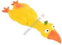HOMEPET 34 см игрушка для собак курица с пищалкой латекс