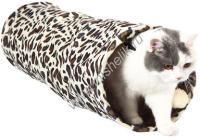 HOMECAT 90 см х 25 см игровой туннель для кошек шуршащий леопард