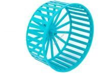 HOMEPET D 14 см колесо для грызунов пластиковое без подставки бирюзовое 