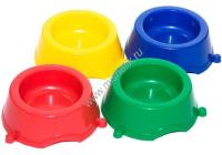 ДАРЭЛЛ 250 мл миска для щенков пластиковая с ножками, бежевая 