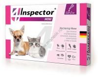 INSPECTOR MINI от 0,5 до 2 кг капли от внешних и внутренних паразитов собак мелких пород и кошек