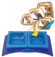 GEORPLAST RIALTO 2 х 33 см x 17 см x 7,5 см подставка пластиковая с мисками