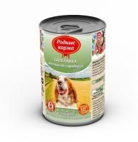 РОДНЫЕ КОРМА 410 г консервы для собак скоблянка мясная по-городецки 
