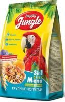 HAPPY JUNGLE 500 г корм для крупных попугаев 
