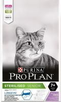 PRO PLAN 10 кг сухой корм для кастрированных котов и стерилизованных кошек старше 7 лет, с высоким содержанием индейки