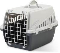 SAVIC TROTTER 2 56 см х37 см 5см х 33 см переноска металлическая дверка темно-серая светло-серая 