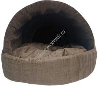 HOMEPET Indigo chocolate №2 44 см х 44 см х 36 смдомик эстрада шоколадный для домашних животных
