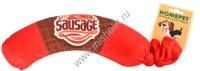 HOMEPET 34 см х 7 см игрушка для собак сосиска с пищалкой