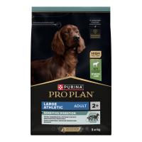 PRO PLAN 3 кг сухой корм для взрослых собак крупных пород с атлетическим телосложением с чувствительным пищеварением, с высоким содержанием ягненка 