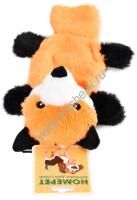 HOMEPET 43 см х 16 см игрушка для собак лиса с пищалкой и шуршащим эффектом плюш