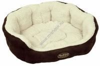 NOBBY TAIKA 45 см х 40 см х 19 см лежак мягкий коричневый бежевый 