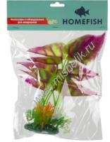 HOMEFISH 22 см Антуриум растение для аквариума пластиковое с грузом