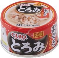 INABA Ciao Toromi 80 г консервы для кошек куриное филе и тунец магуро с добавлением сурими в бульоне 