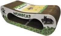 HOMECAT Мятная волна 61х25х20 см когтеточка большая гофрокартон