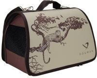 DOGMAN Лира №1 35х23х22 см сумка-переноска цвет бежевый сафари 