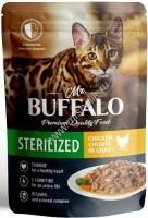 MR.BUFFALO STERILIZED 85 г пауч влажный корм для стерилизованных котов и кошек цыпленок в соусе 