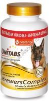 UNITABS BrewersComplex с Q10 200 таб пивными дрожжами для крупных собак
